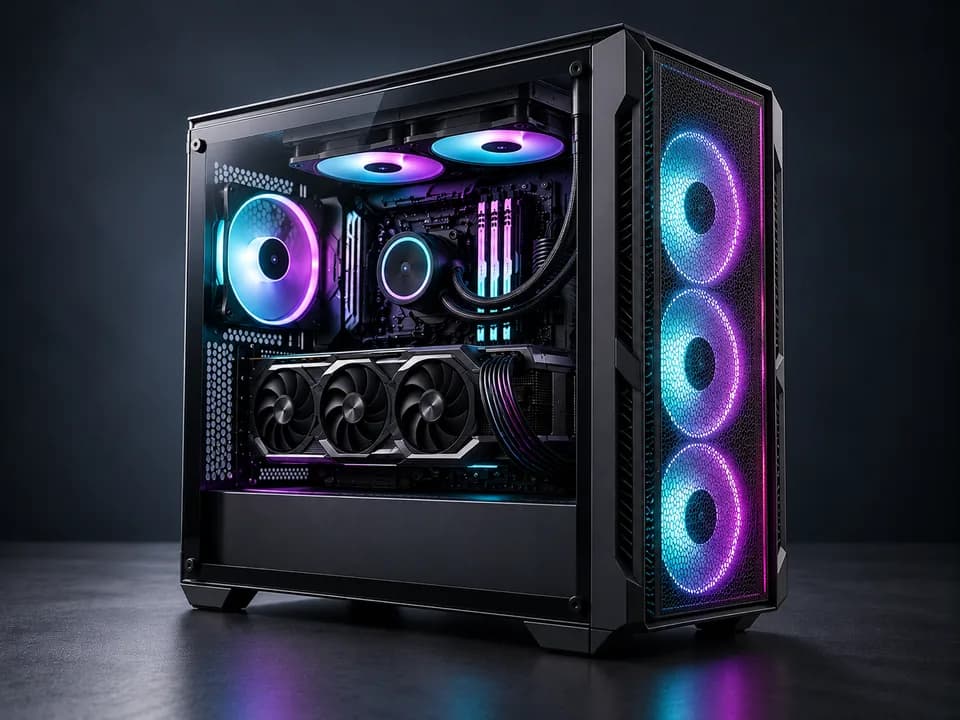 Illustrative PC for Gaming + Streaming
